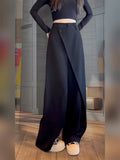 Loose-fitting Versatile Wide-leg Straight Pants