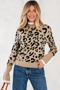 Amelia Ribbed Detail Cuffed Sweater