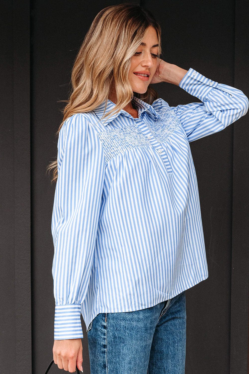Emersyn Stripe Long Sleeve Top