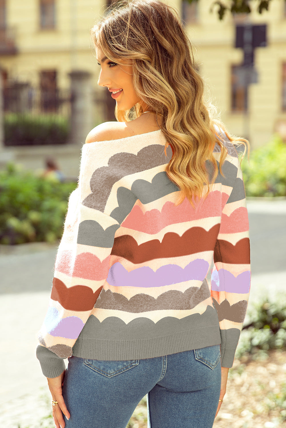 Zelda Sleeve Drop Shoulder Sweater