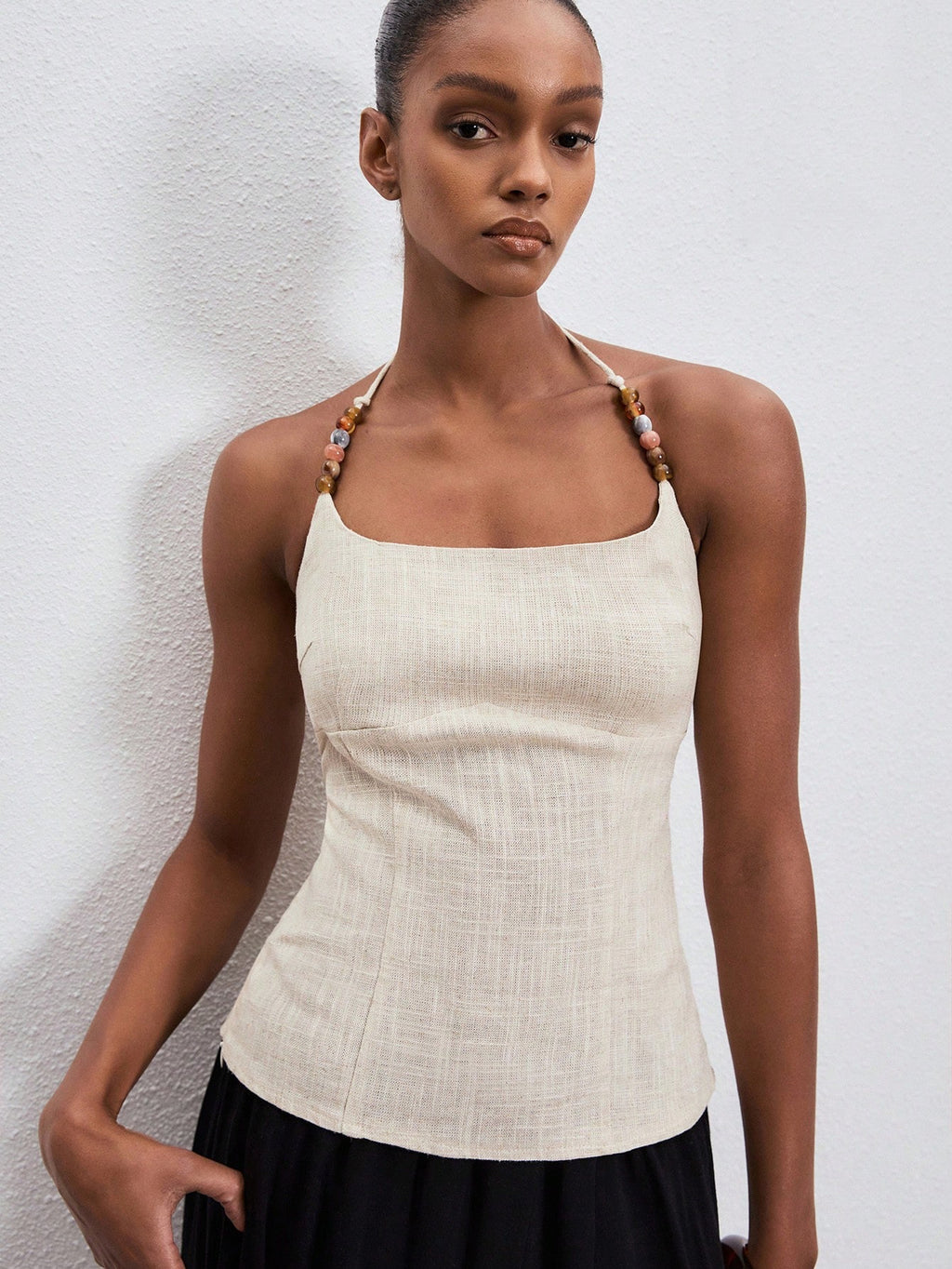 Women's Slim-fit Square-neck Slip Top