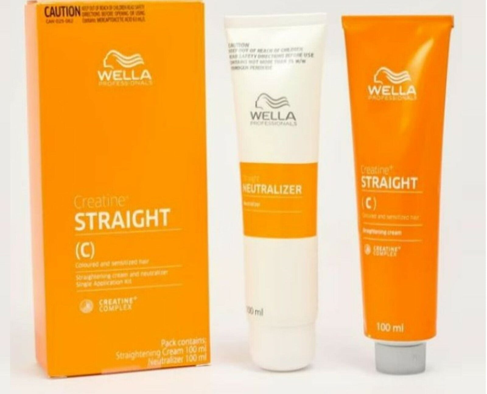6X WELLA WELLASTRATE Permanent Straight System Hair Straightening Cream # MILD