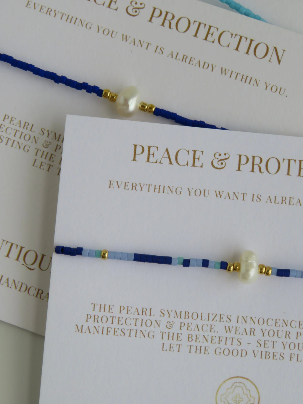 Manifest Peace - Pearl Bracelet
