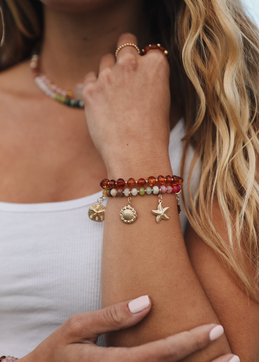 14K Gold Filled Charm - Sunflower