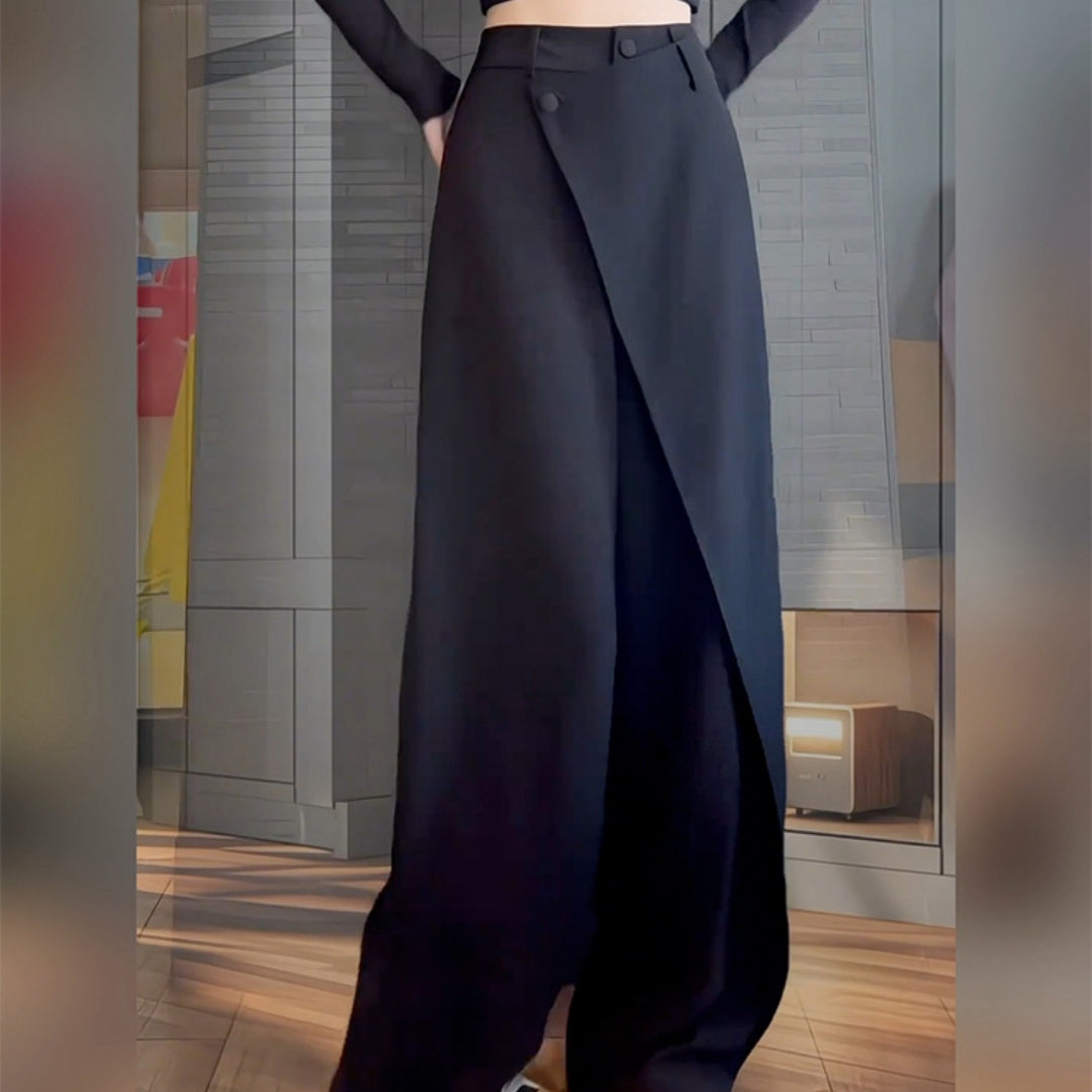 Loose-fitting Versatile Wide-leg Straight Pants