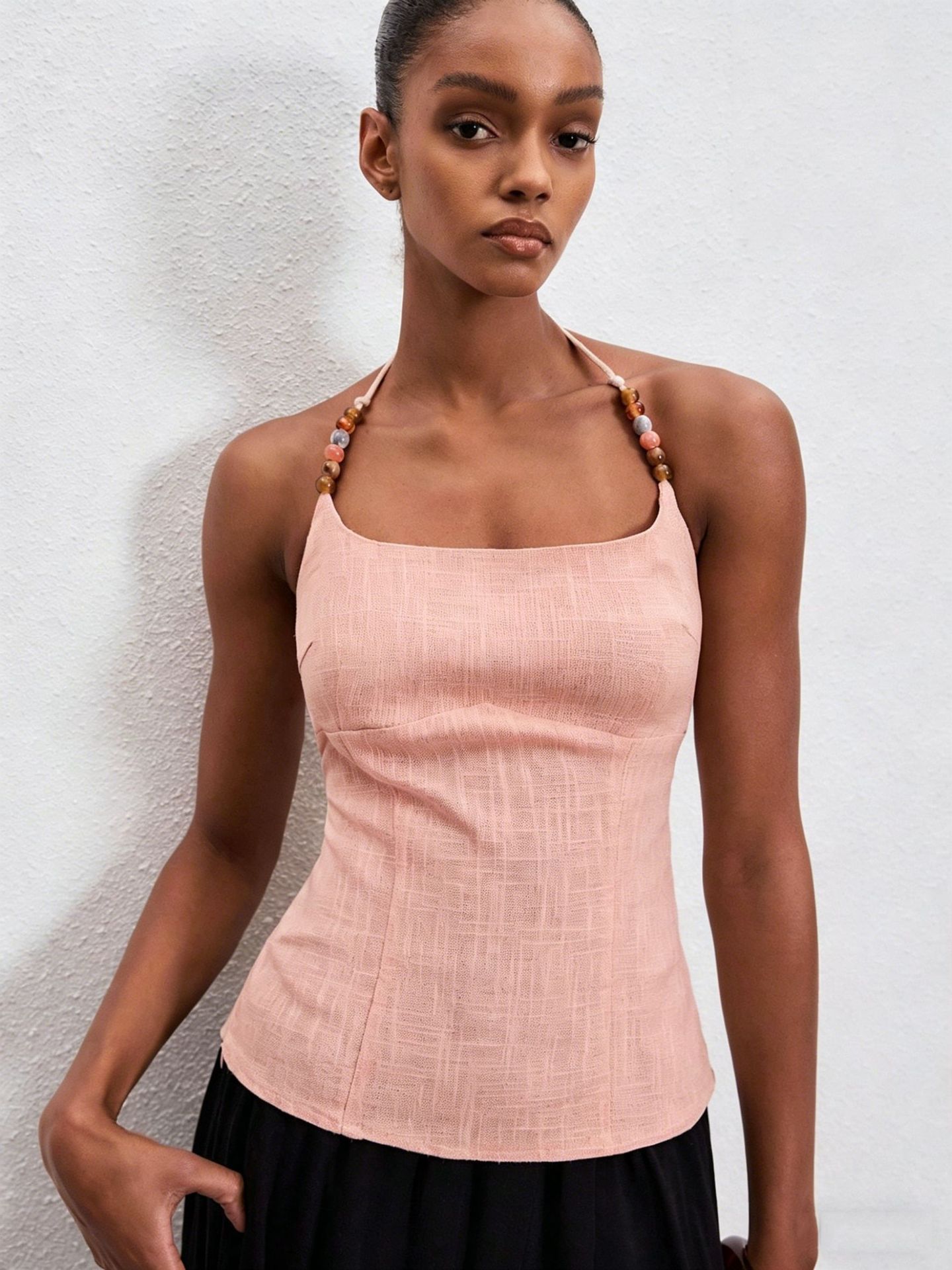 Women's Slim-fit Square-neck Slip Top