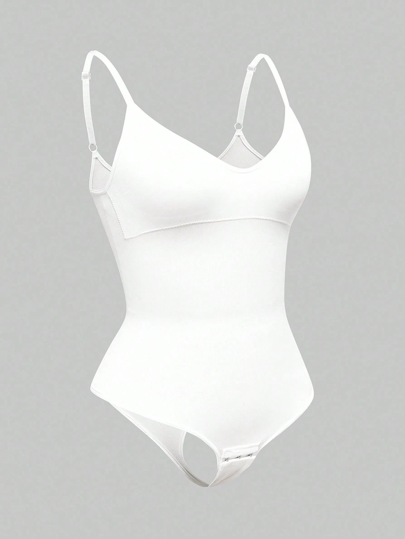 SHAPORA Women Solid Color Seamless Shapewear Bodysuit Casual