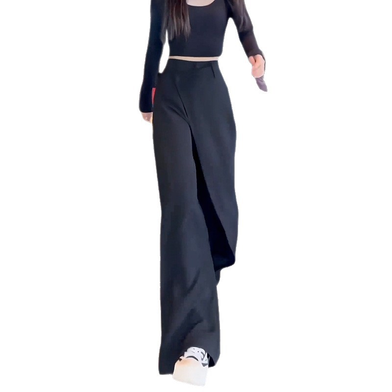 Loose-fitting Versatile Wide-leg Straight Pants