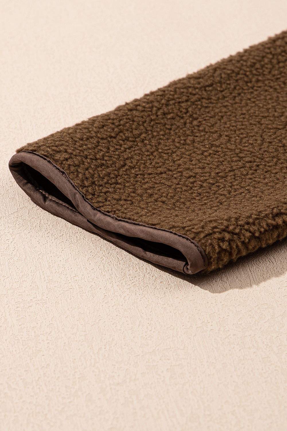 Abigail Coffee toggle Teddy Coat