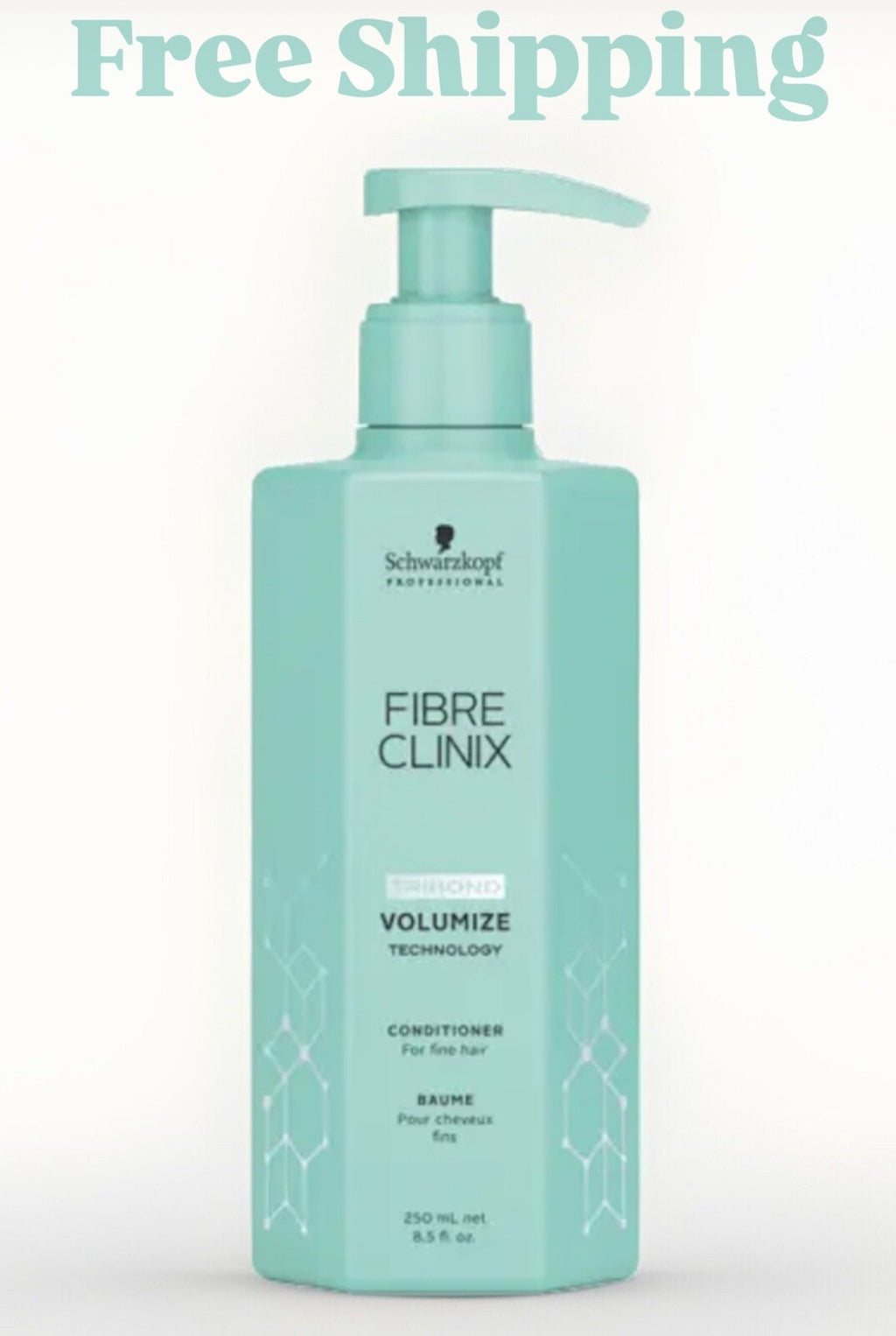 Schwarzkopf Fibre Clinix Hair Volumize Conditioner 8.5 Oz Free Shipping