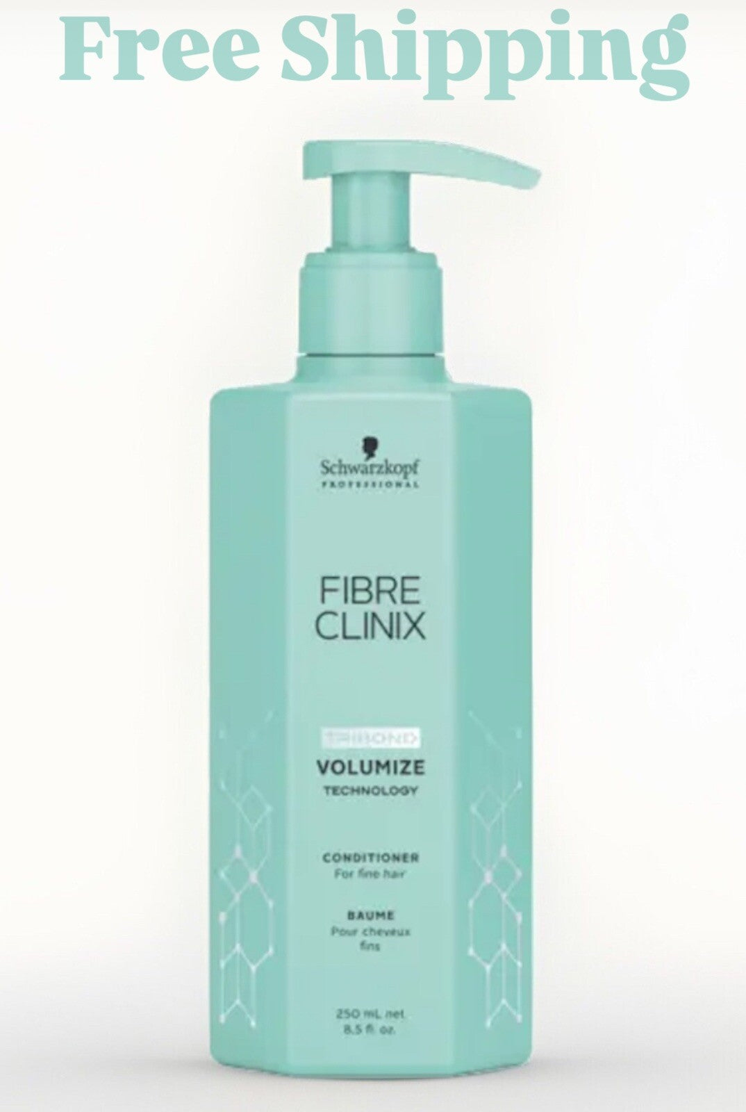 Schwarzkopf Fibre Clinix Hair Volumize Conditioner 8.5 Oz Free Shipping