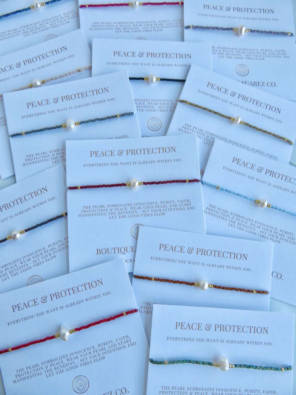 Manifest Peace - Pearl Bracelet