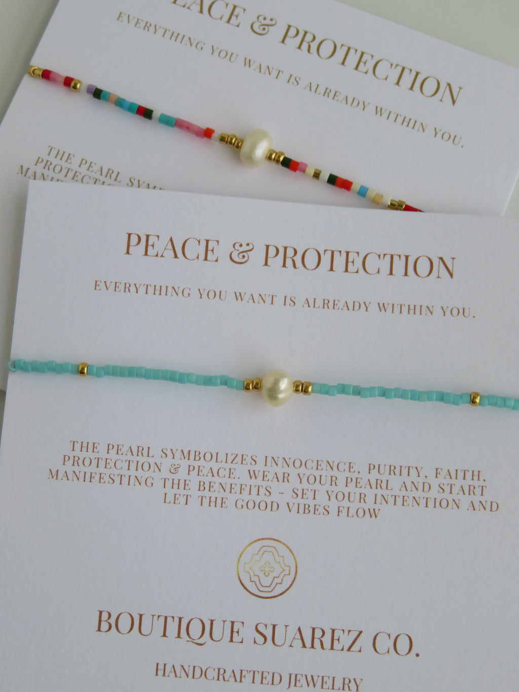 Manifest Peace - Pearl Bracelet