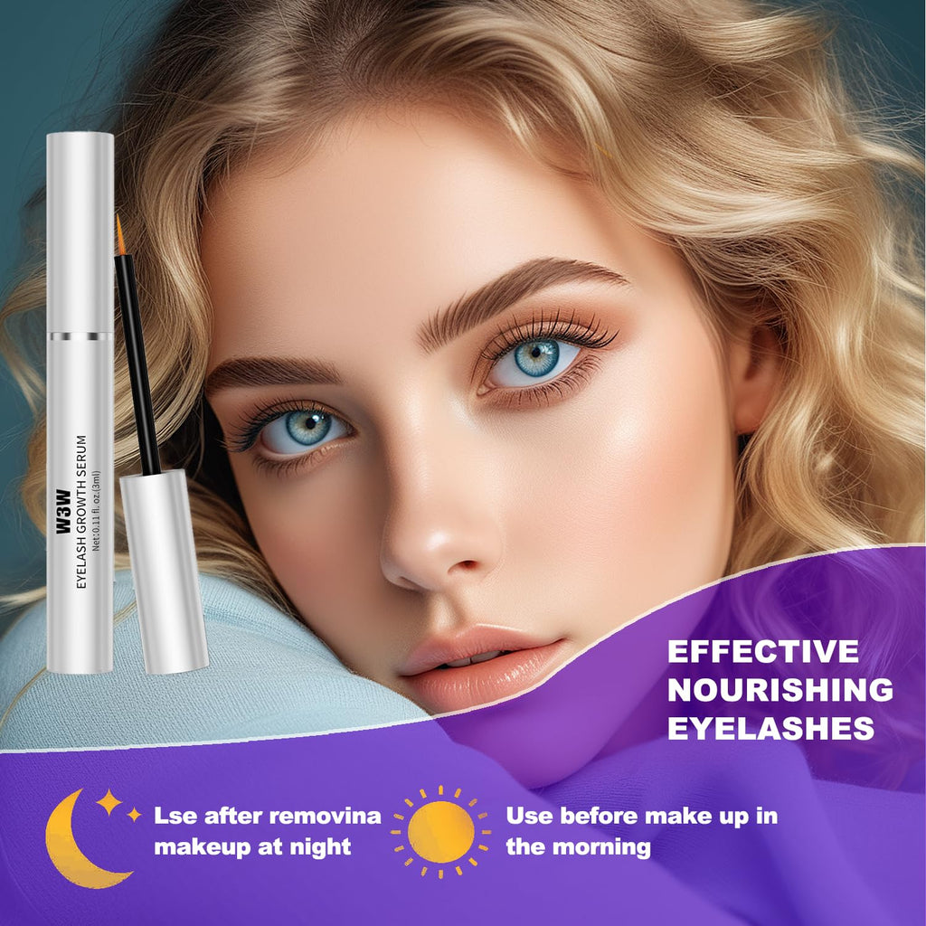 Lash Serum,Eyelash Growth Serum - Rapid Eyelash for Stronger, Healthier Lashes & Brows, Vegan & Cruelty-Free (2 PCS)