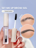 SHEGLAM Set Me up Brow Gel Long Lasting Waterproof Clear Eyebrow Gel Long Wear Smudge-Proof Moisturizing Eyebrow Makeup Eyebrow Brand Beauty Makeup Face Paint Cosmetic for Women Girls Perfect for Winter Ideal for Y2K Fancy Fashion Suitable for Birthday Gift Party Ready Best Color