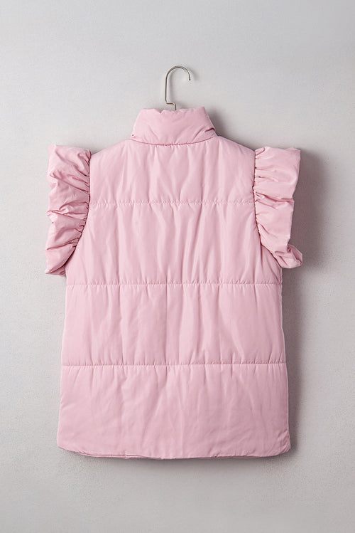 Ava Sleeve Snap Puffer Vest