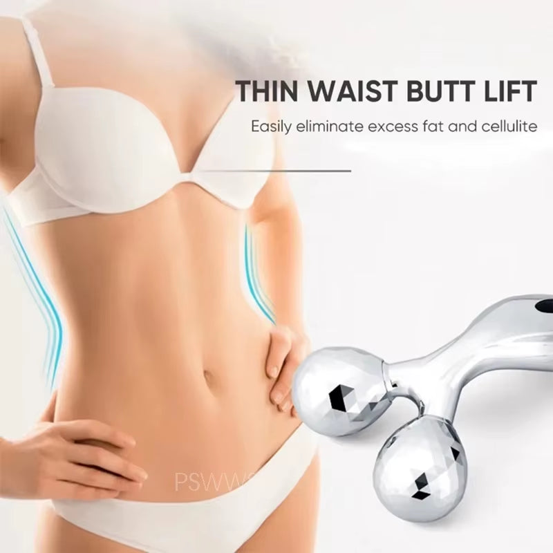 3D Roller Massager Facial Beauty Device for Muscle Lifting & Skin Care Manual Massager for Women Men