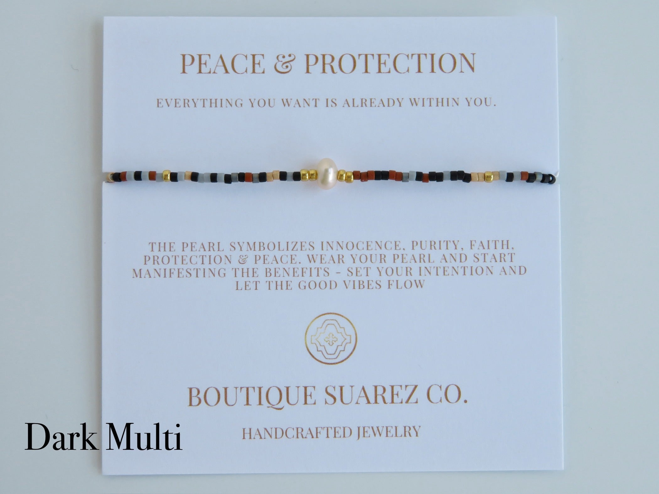 Manifest Peace - Pearl Bracelet