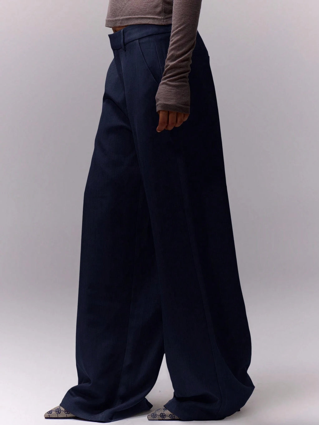 MUSERA Business Office,Work Loose Fit Tailored Pants Old Money Casual, Beachwear, Holiday Fall Autumn Winter