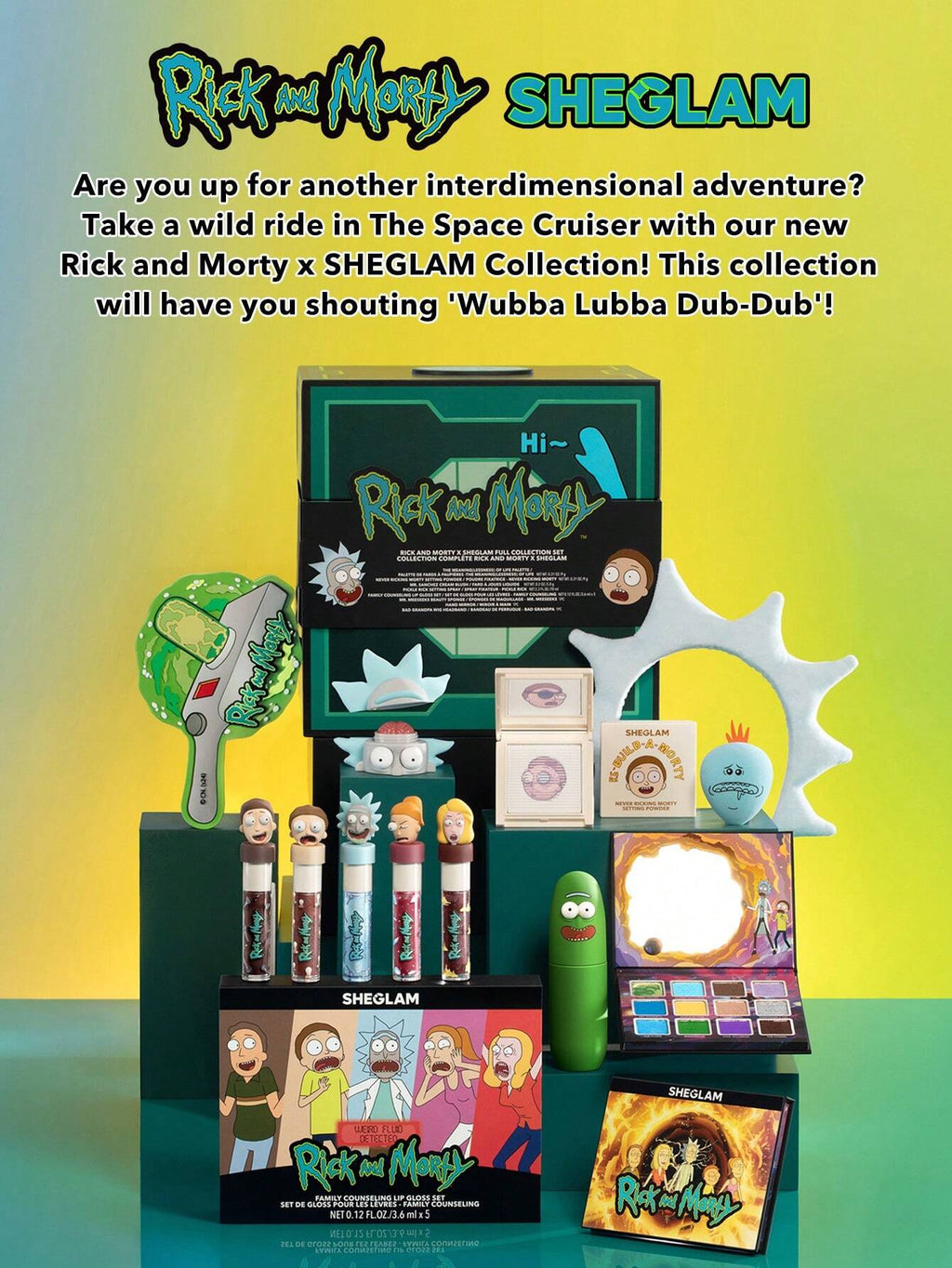 Rick and Morty X SHEGLAM Family Counseling Lip Gloss-Jerry Moisturizing Brown High Shine Liquid Lipstick Vegan Fragrance-Free Non-Sticky Instant Volumising Lip Glaze Suitable for People with Dry Lips Lip Makeup Lip Combo Brand Beauty Makeup Face Paint Cos