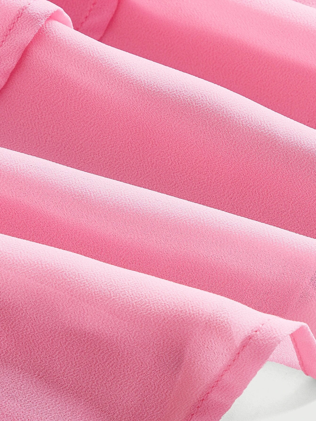 SHEIN MOD Women'S Double Layer Ruffle Asymmetric Hem Shirred Waist Mini Skirt