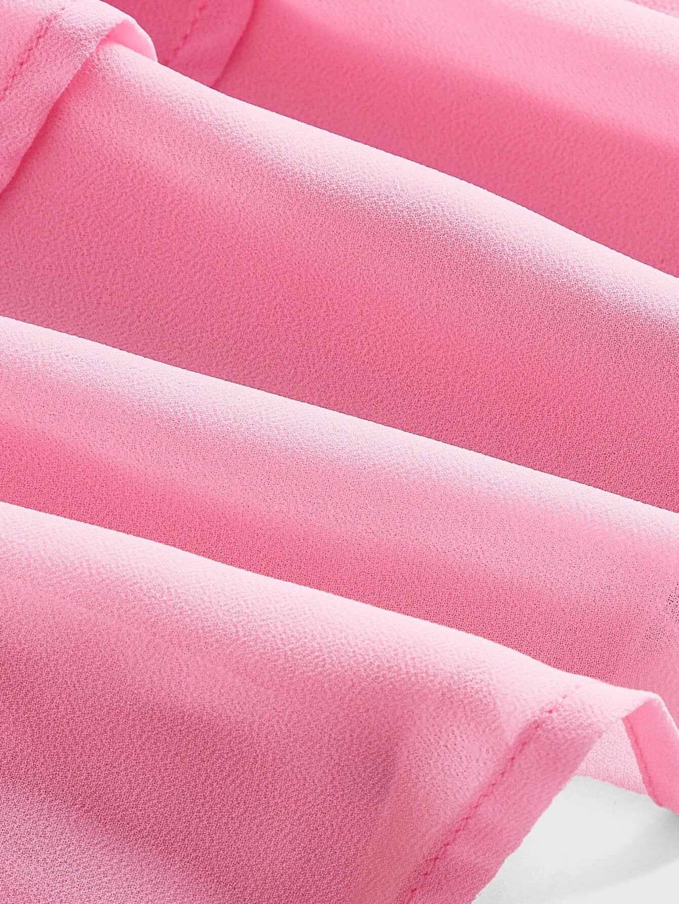 SHEIN MOD Women'S Double Layer Ruffle Asymmetric Hem Shirred Waist Mini Skirt