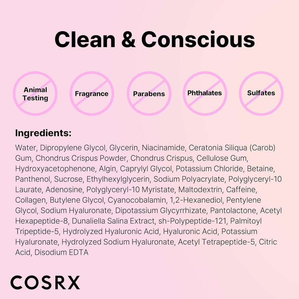 Cosrx The Peptide Collagen Lifting Glow Hydrogel Mask