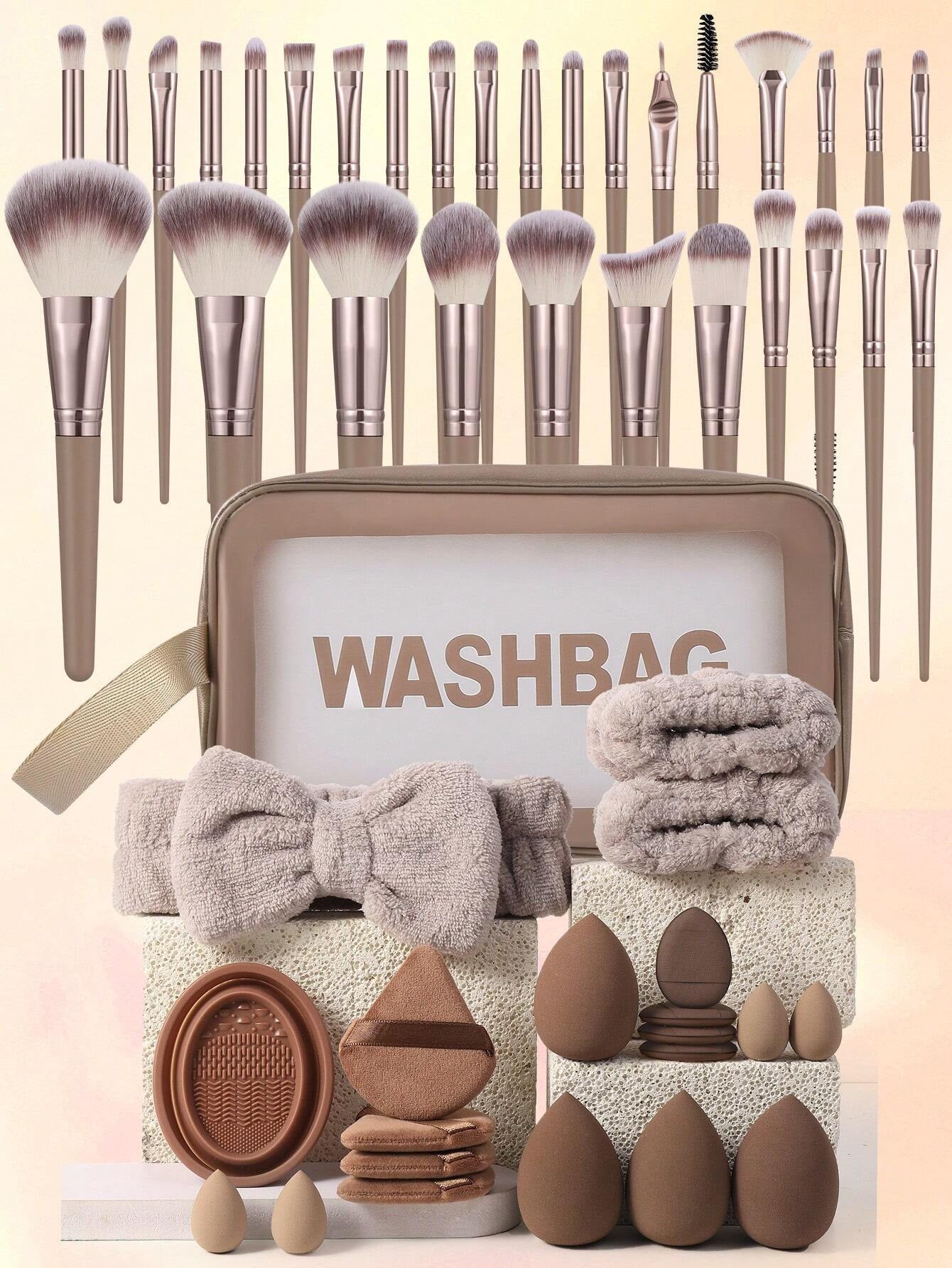 (Champagne Gold )18-20-22-25-30PCS Makeup Brush Sets Premium Synthetic Hair Eyeshadow Blending Brush Sets Cosmetics Tools+24Pcs Makeup Tools Set,Brush Set,Makeup Brush Kit,Make up Brush Set,Make up Set Complete,Makeup Brush Set,Complete Makeup Kit,Brush Kit,Brushes Makeup Set,Makeup Gift Set