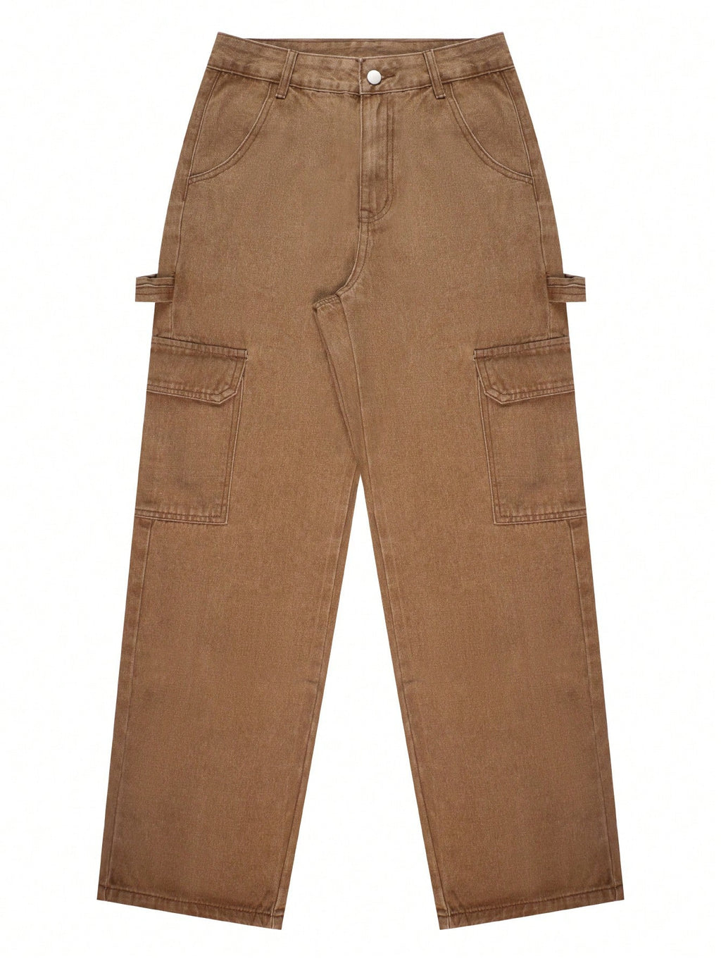 Women'S Y2K Streetwear Washed Casual Straight-Leg Jeans, Versatile Loose Fit Denim Pants