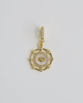 Celestial Evil Eye Perla Charm with Diamond Clasp