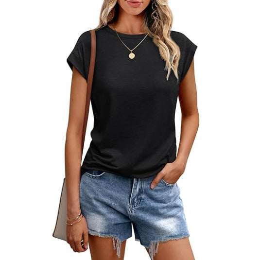 European And American Women's Summer Round-neck Vest