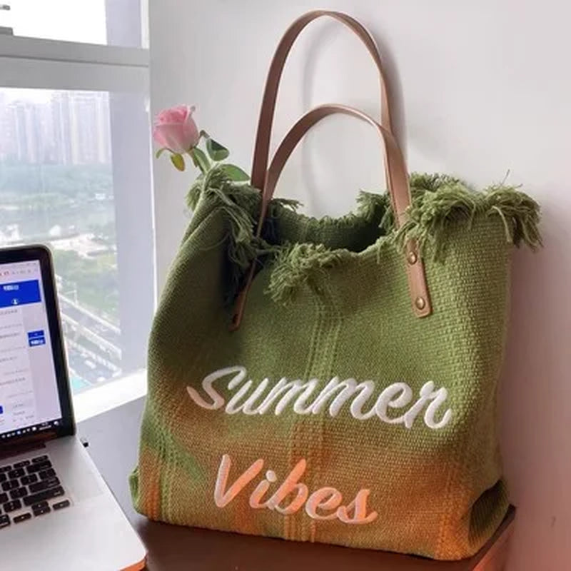 Ruby | Modern Canvas Handbag