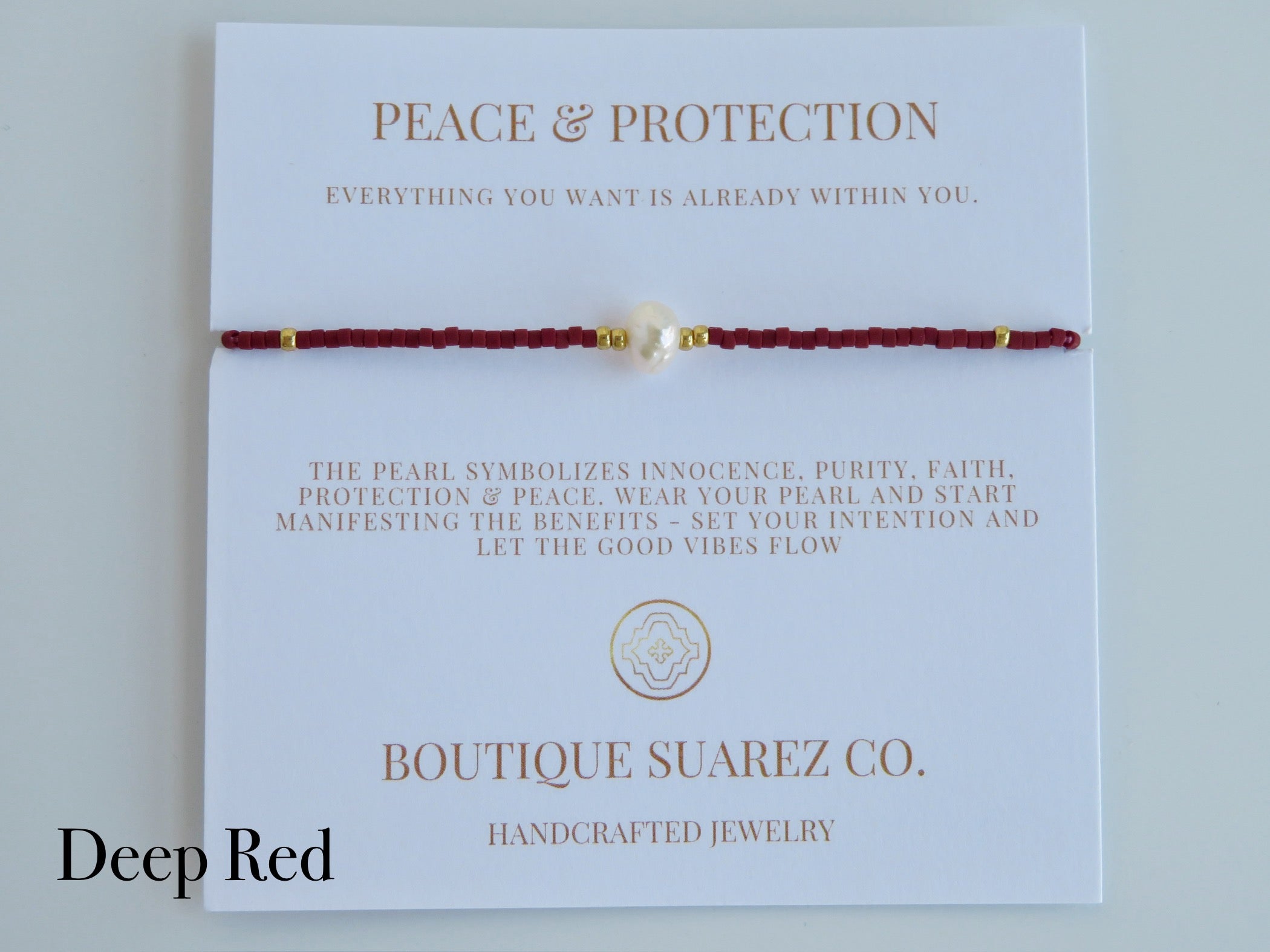 Manifest Peace - Pearl Bracelet