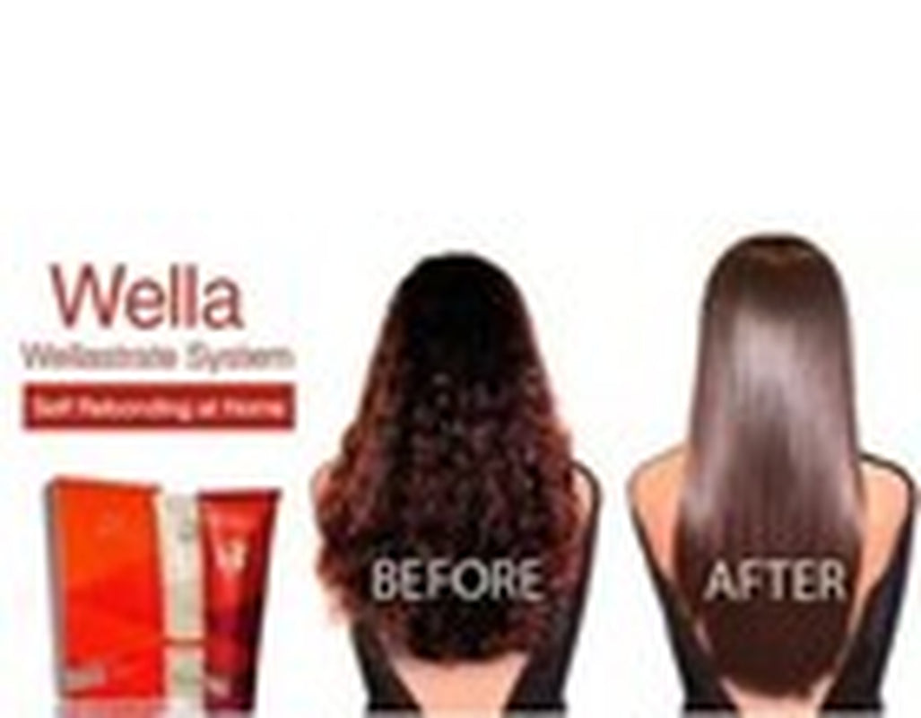 6X WELLA WELLASTRATE Permanent Straight System Hair Straightening Cream # MILD