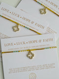 Infinite Luck - Abigail Clover Bracelet - Yellow