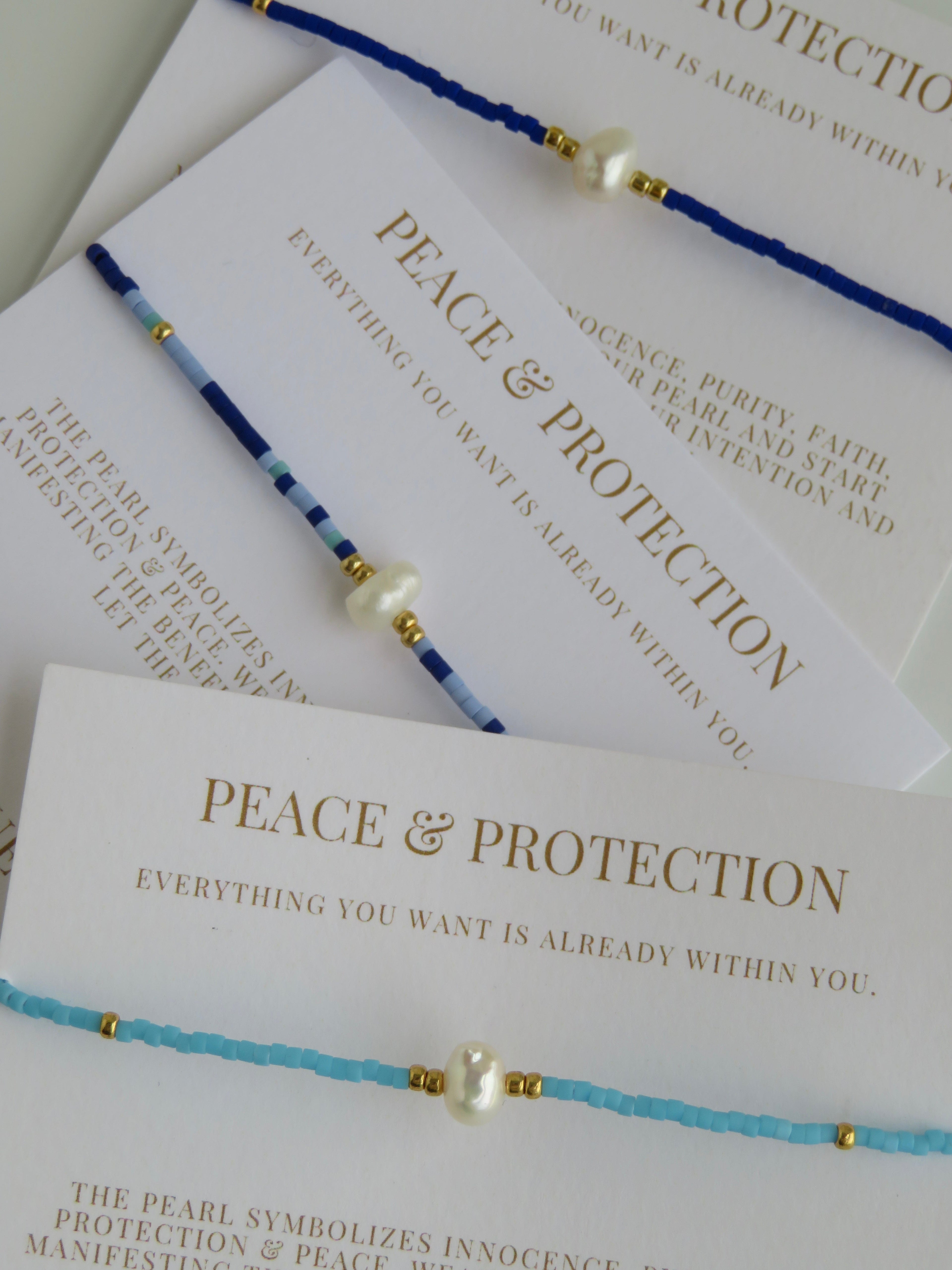 Manifest Peace - Pearl Bracelet