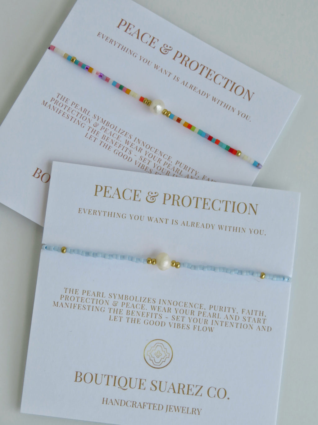 Manifest Peace - Pearl Bracelet