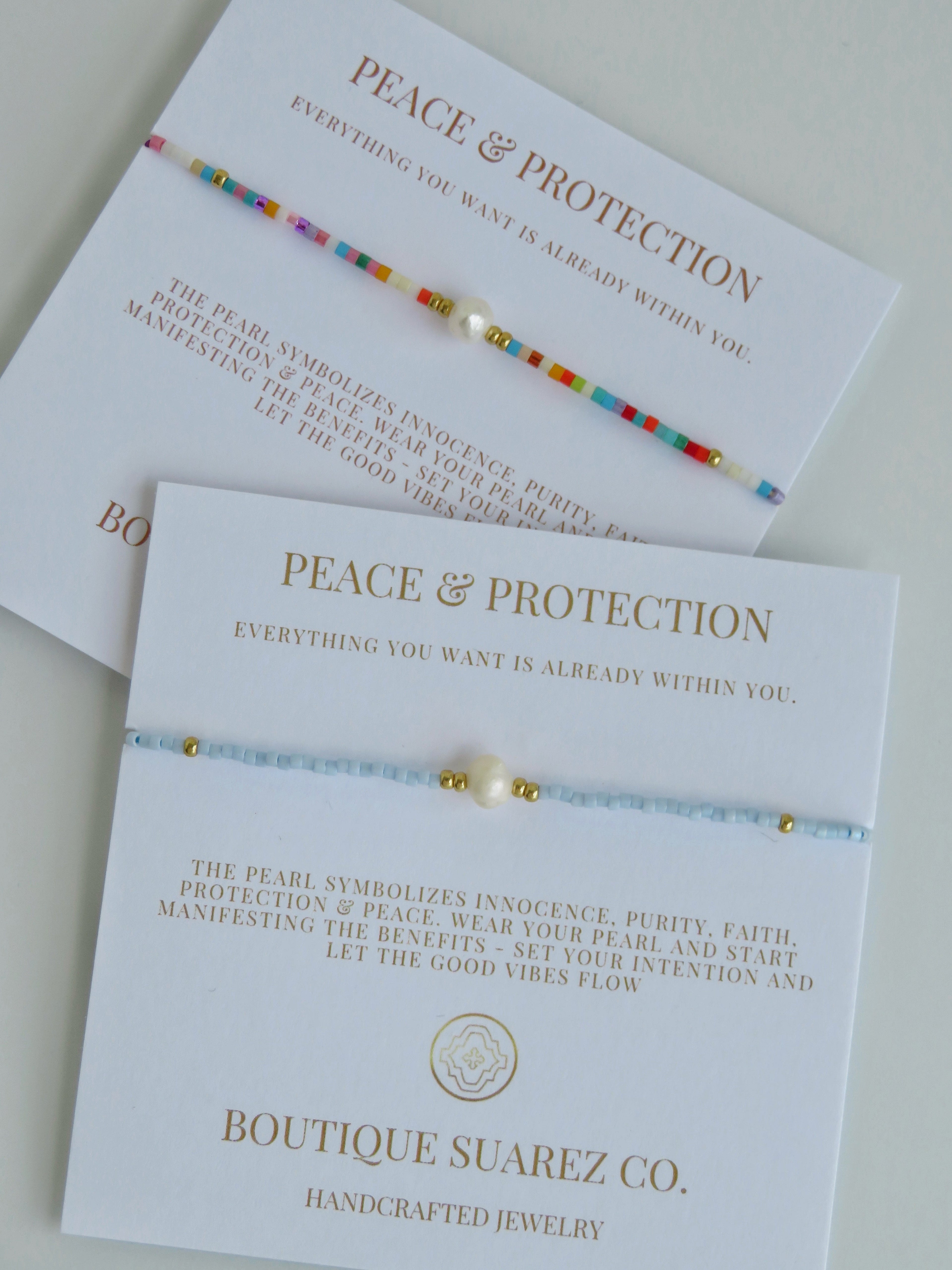 Manifest Peace - Pearl Bracelet
