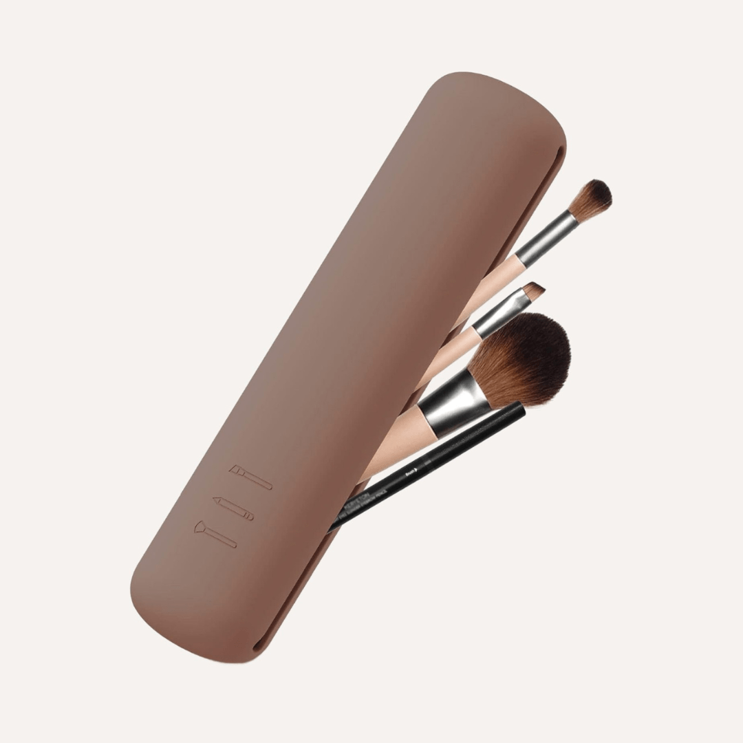 Tilley + Me Waterproof Makeup Brush Case - Travel Storage