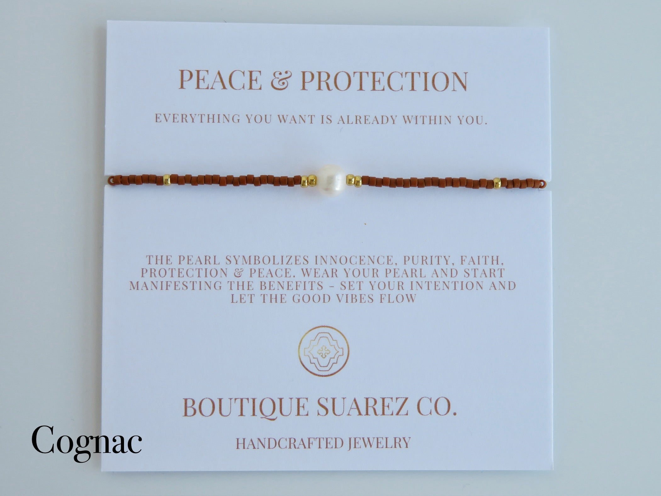 Manifest Peace - Pearl Bracelet