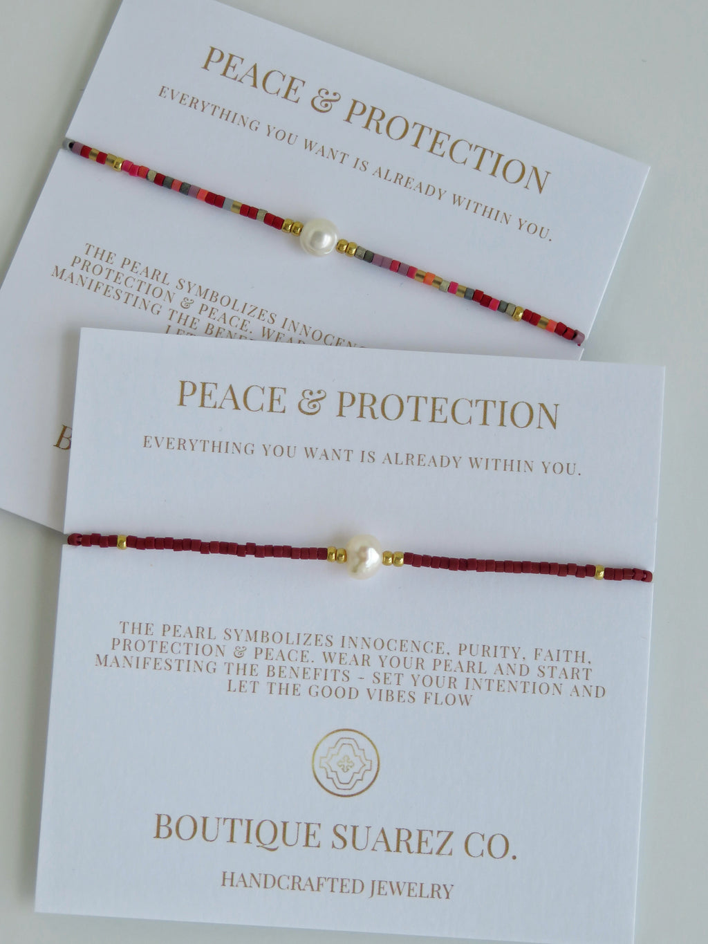 Manifest Peace - Pearl Bracelet