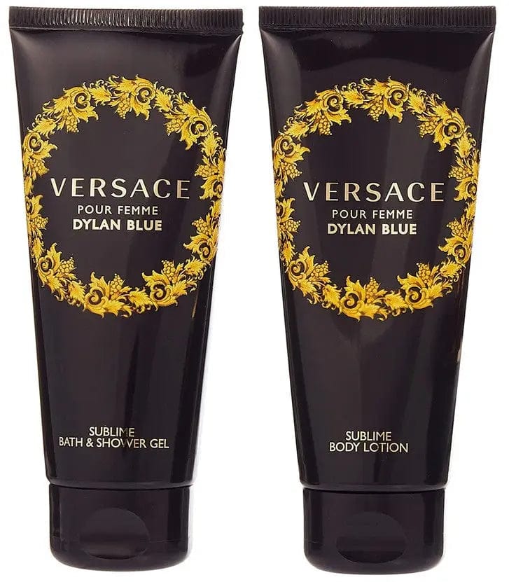 Dylan Blue By Versace For Women 4Pcs Set EDP Spray