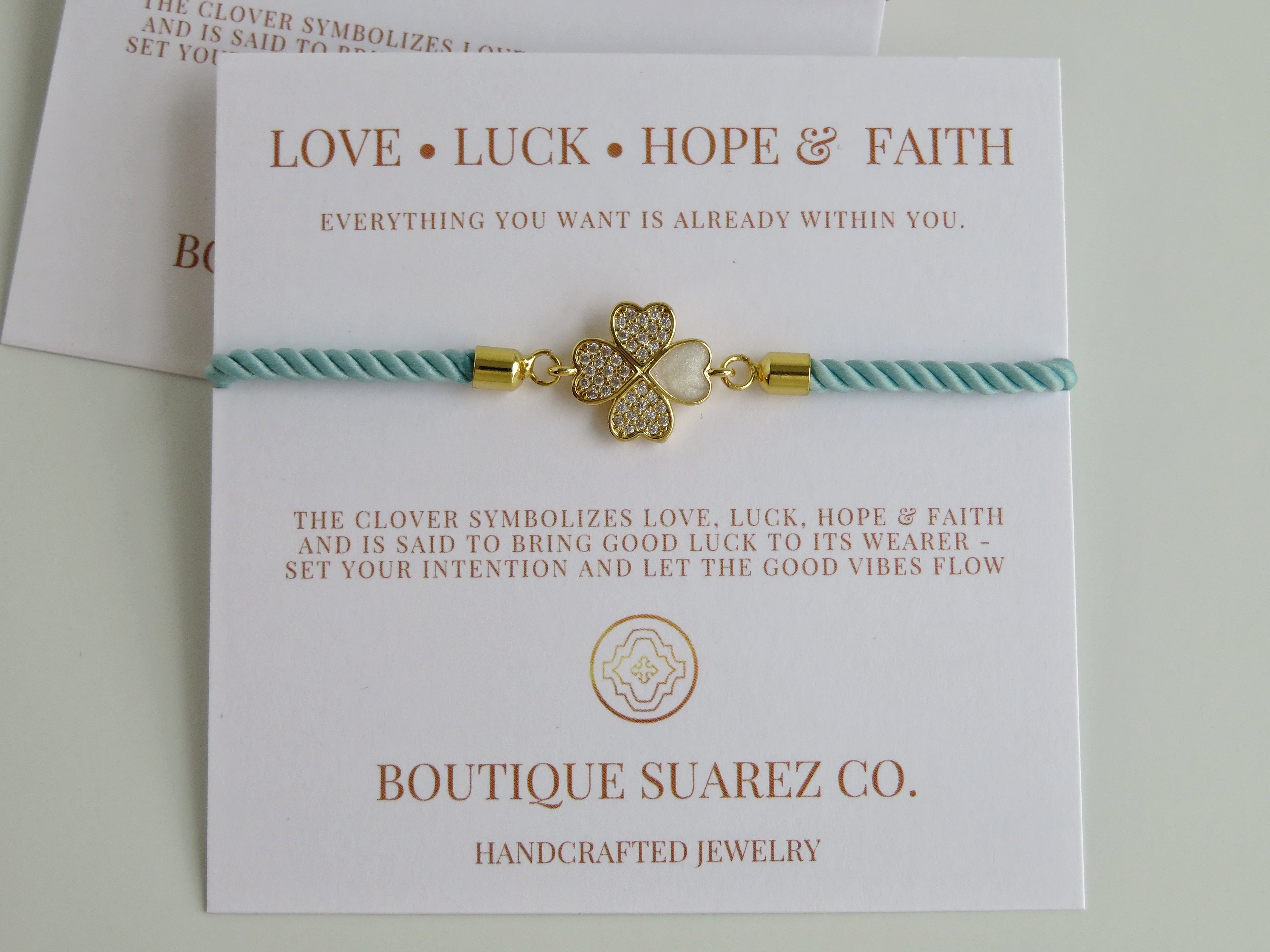 Love and Luck - Clover Bracelet