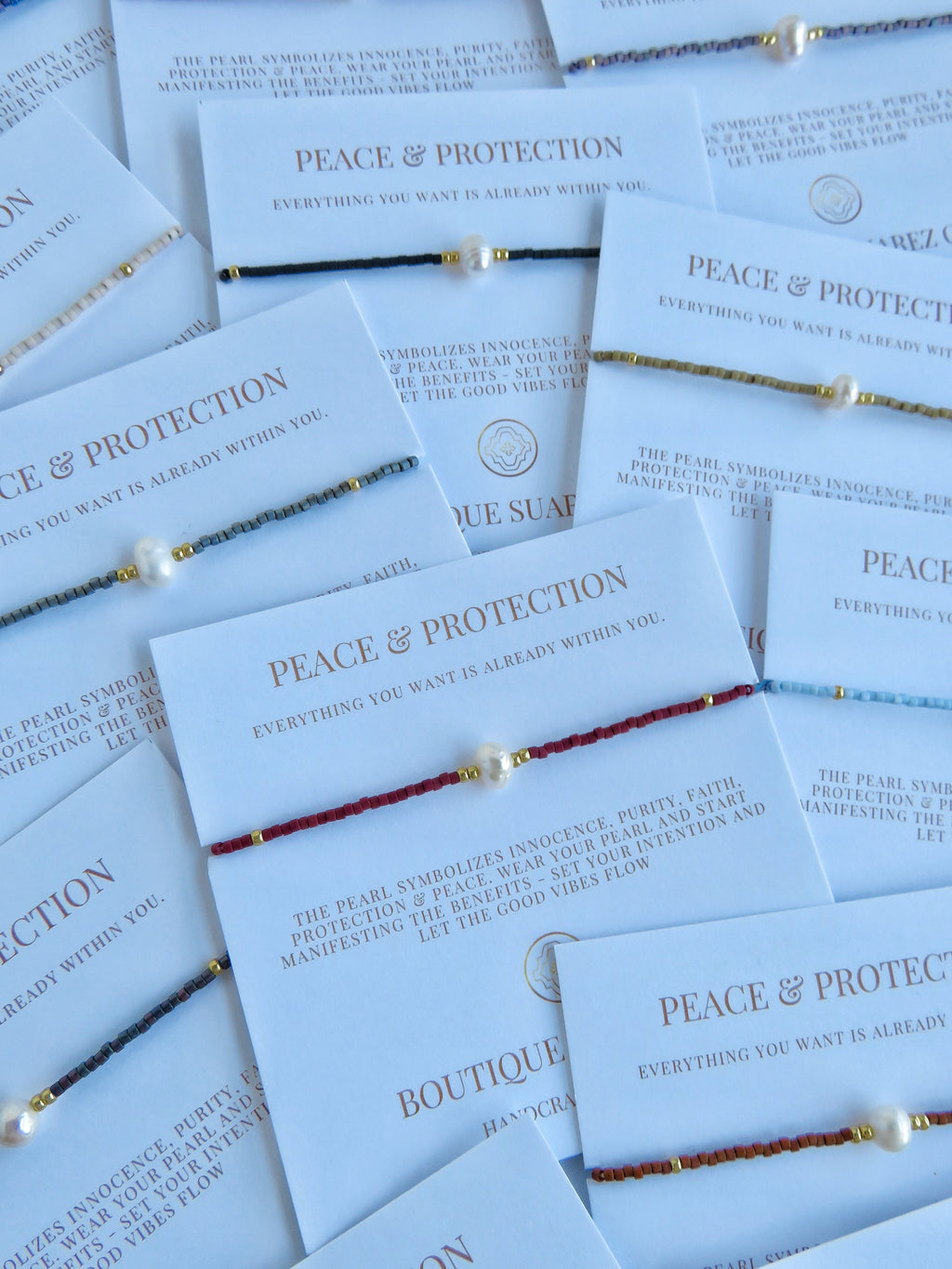 Manifest Peace - Pearl Bracelet