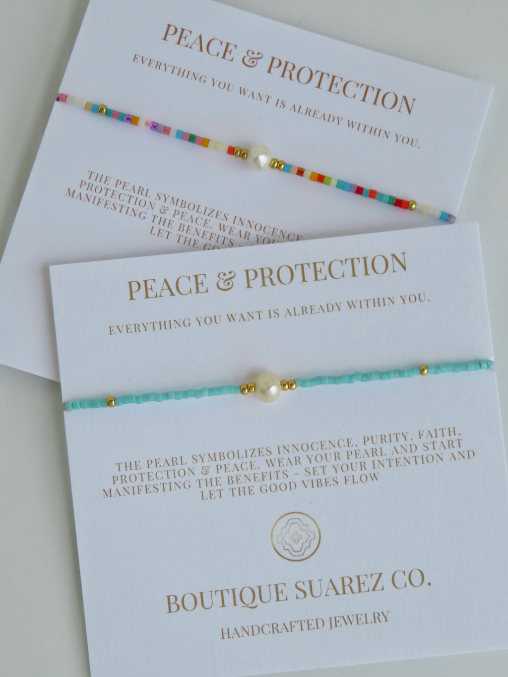 Manifest Peace - Pearl Bracelet