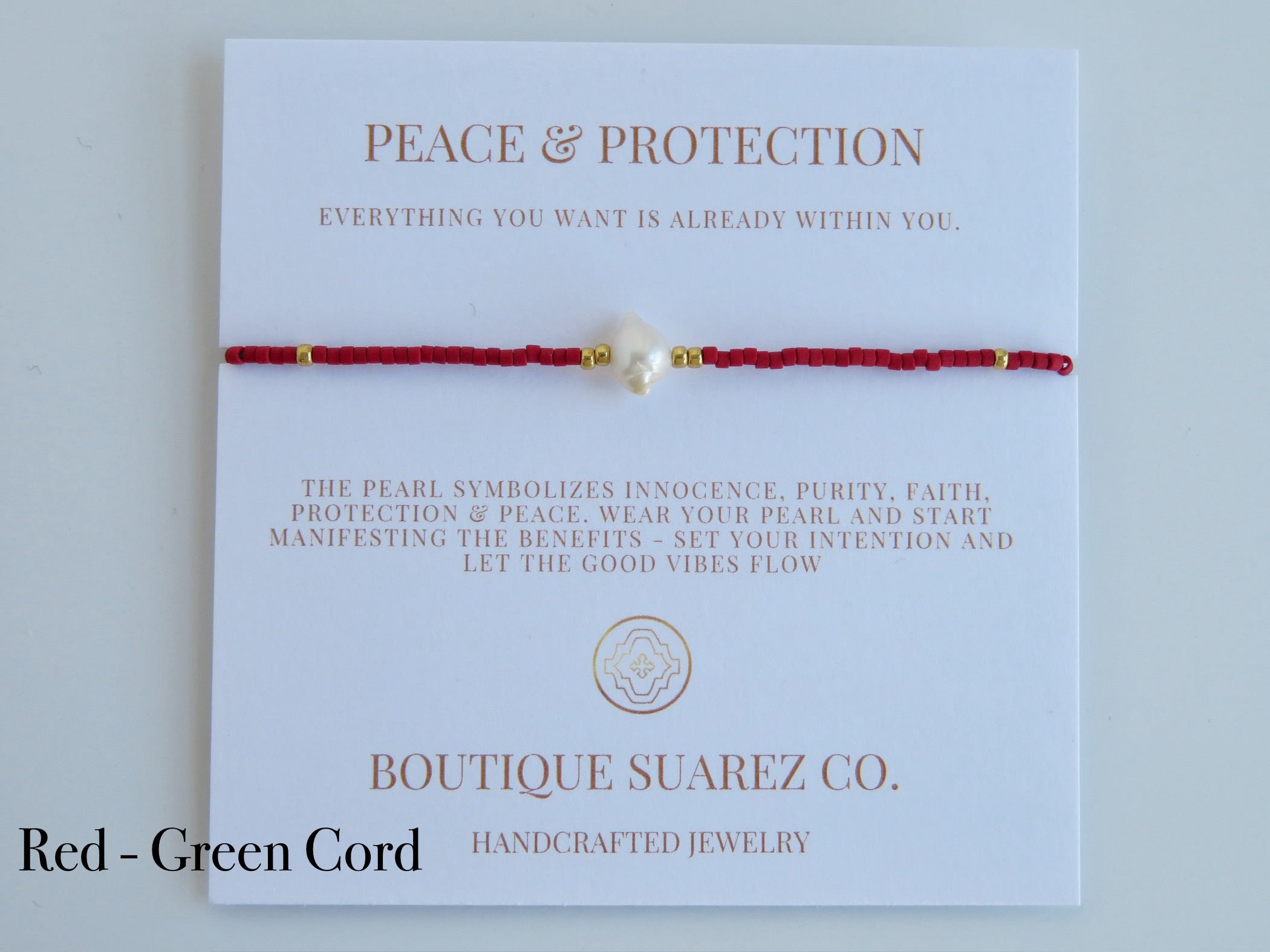 Manifest Peace - Pearl Bracelet