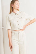 MODERN NEUTRAL TWILL JACKET