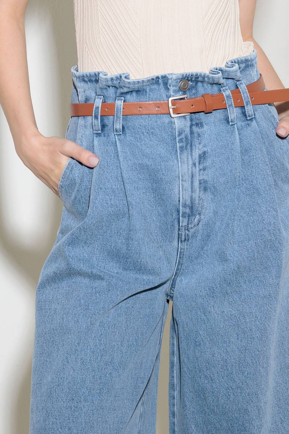KISSED BY SUNLIGHT DENIM PANTS