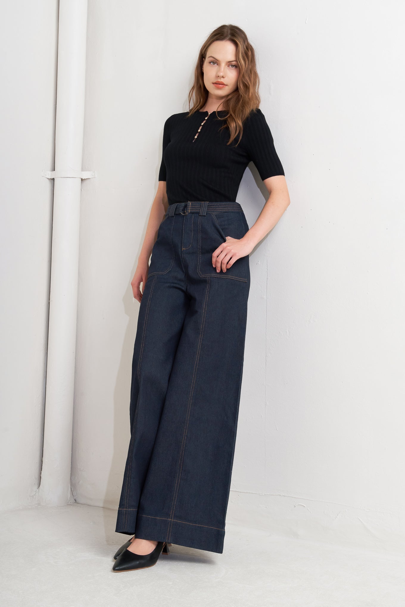 URBAN PANEL DENIM PANTS