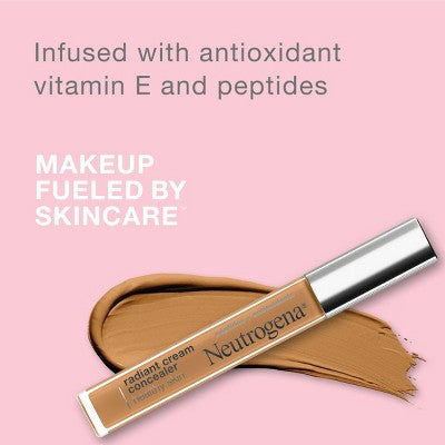 Neutrogena Healthy Skin Radiant Cream Concealer with Peptides + Antioxidants Toffee Medium 03 0.24oz - Imperfect Container